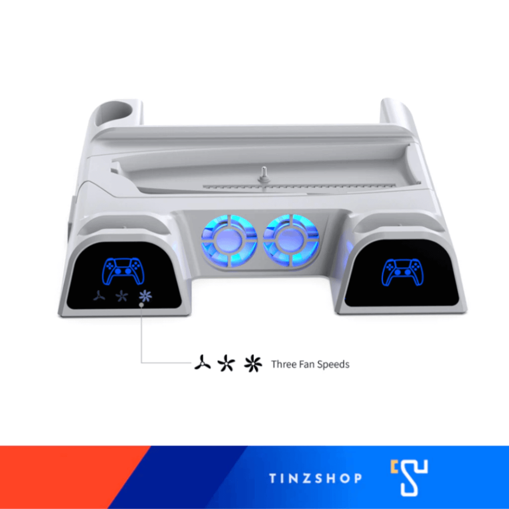 แท่นชาร์จระบายความร้อนอเนกประสงค์ DOBE TP5-3532B สำหรับ PS5 / PS5 SLIM / PS5 PRO